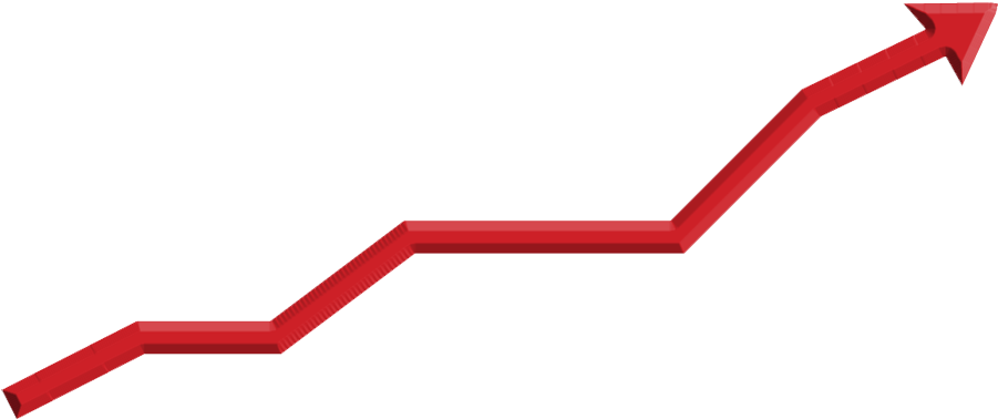 Graph Clipart Transparent - Graph Going Up Png (900x395)