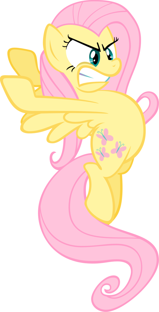 Fluttershy Monster By Pokerface3699 - Cartoon (639x1251)
