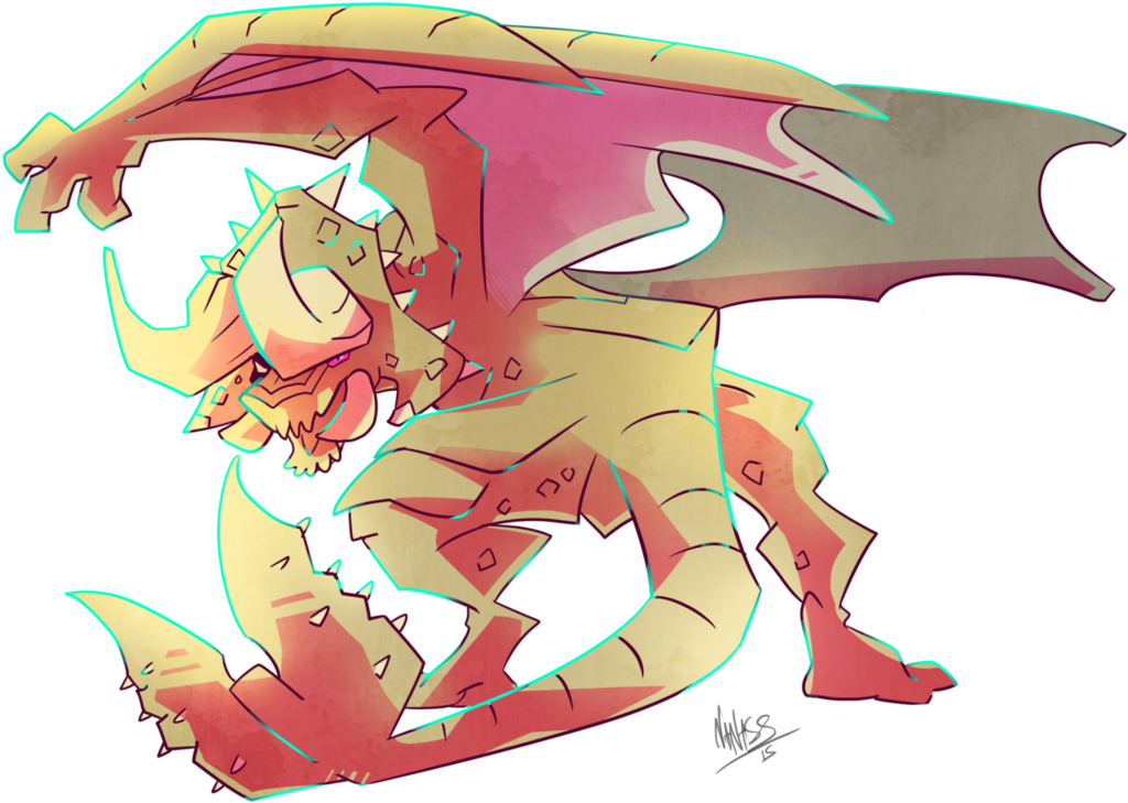 Diablos By Nanasschevelu - Diablos Monster Hunter Art (1063x752)