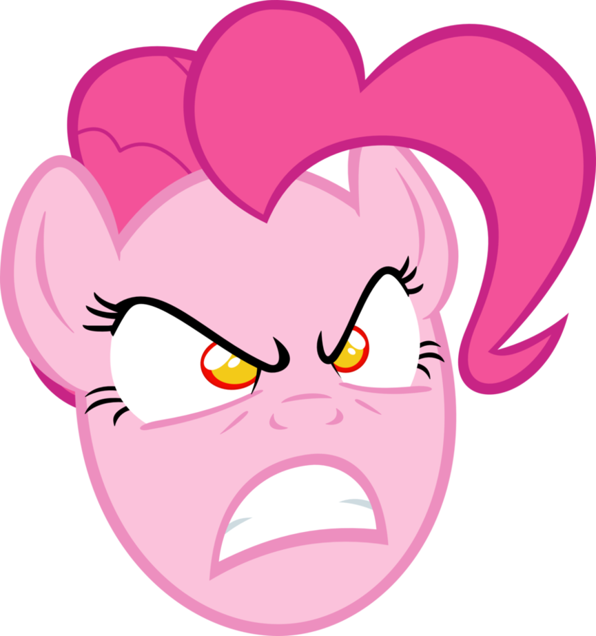 Pinkie Pie Rage Face By Supermatt314pinkie Pie Mad - Angry Pinkie Pie Gif (865x923)