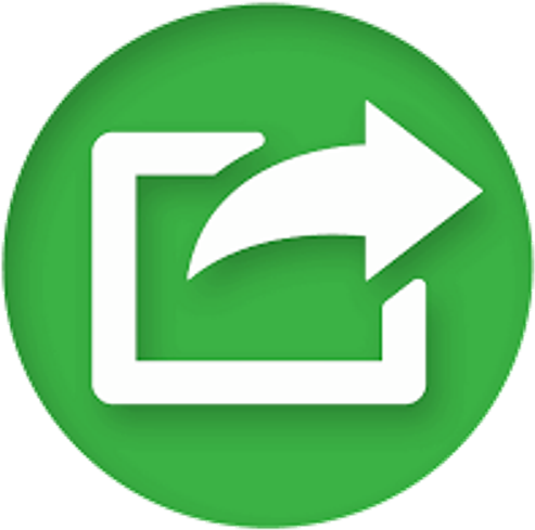 Share App Icon - Mobile App (598x568)