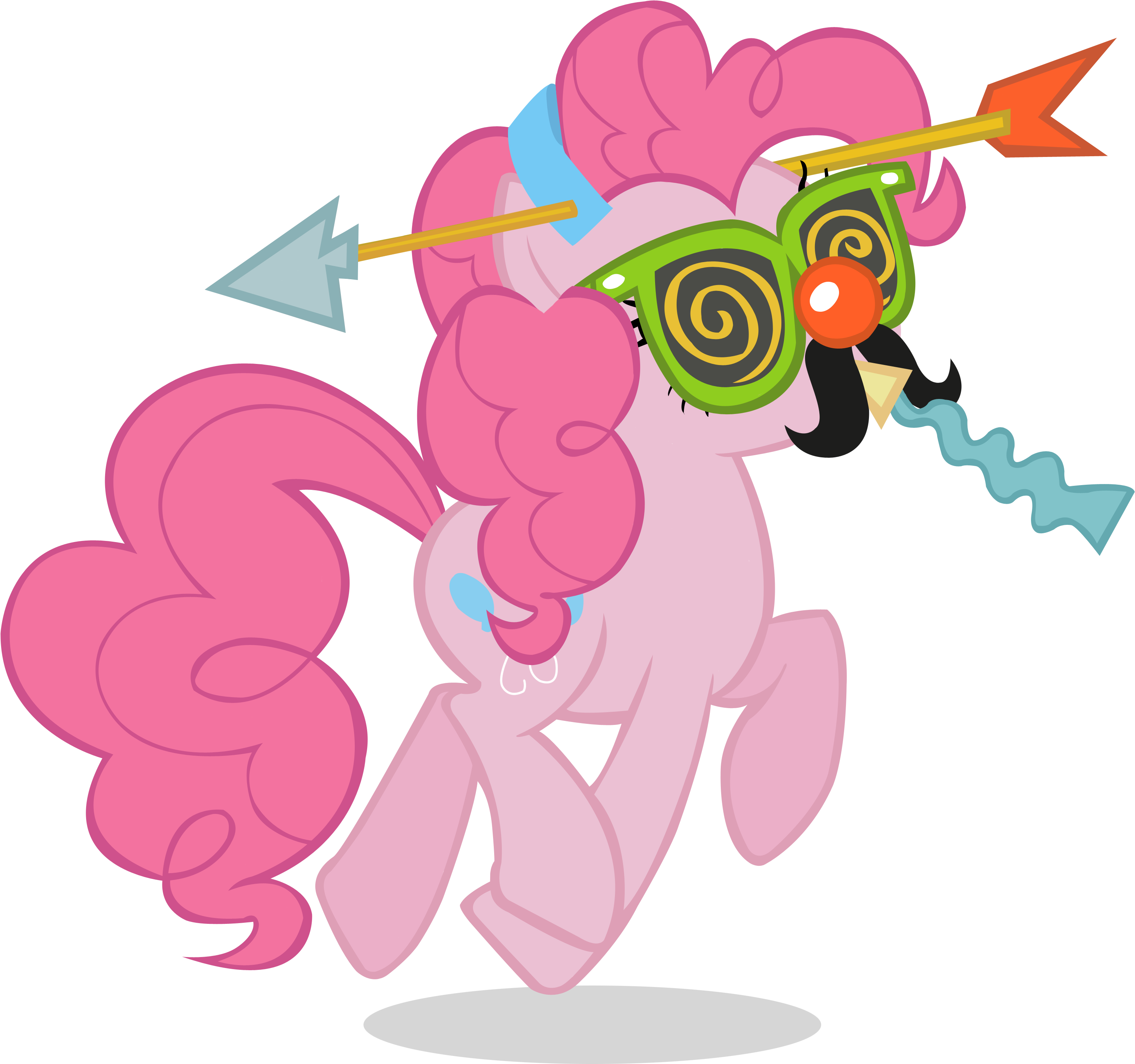 Crazy Pinkie Pie By Sashabunnybutt Crazy Pinkie Pie - Pinkie Pie Haters Gonna Hate (3506x3000)