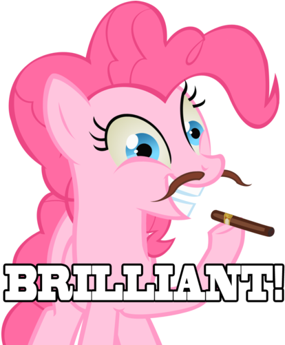 Pinkie Pie Rainbow Dash Rarity Applejack Princess Celestia - Pinkie Pie Brilliant (500x500)