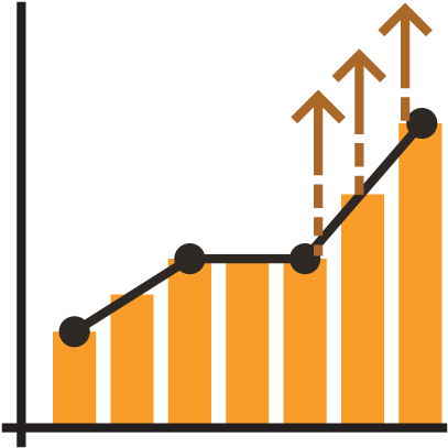 Illustration Of A Bar Graph - Illustration Of A Bar Graph (450x450)