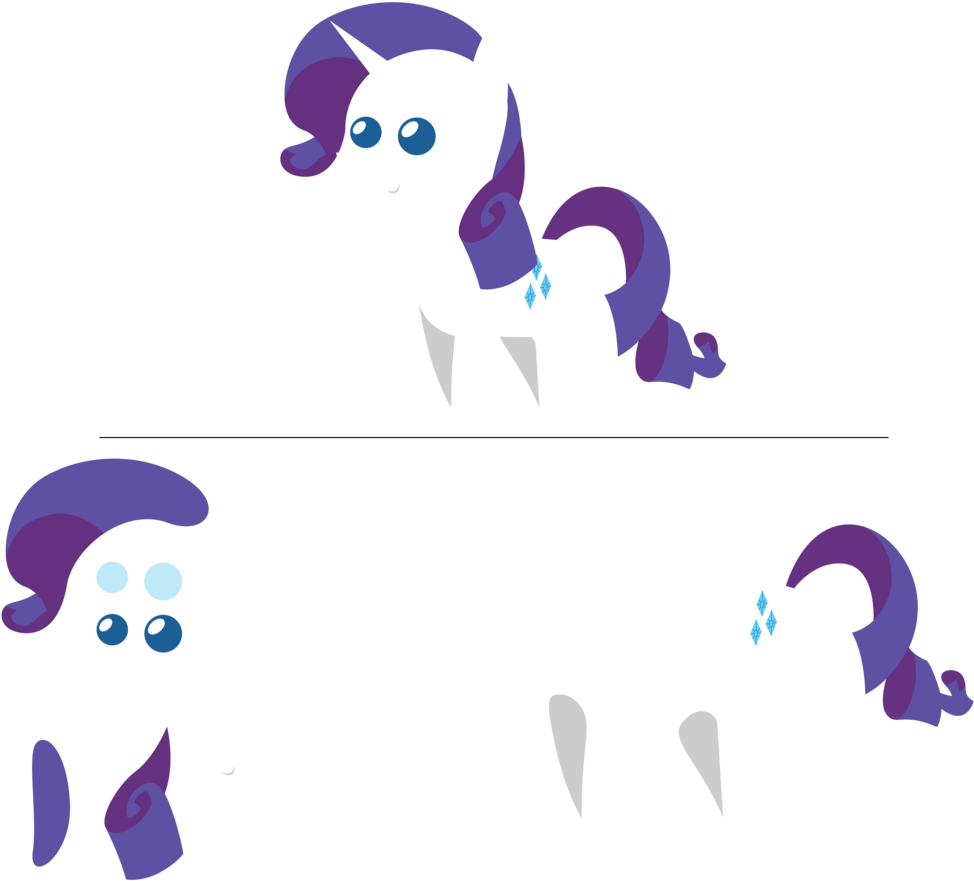 Rarity By Estories Pointy Ponies - Mlp Pointy Pony Base (1024x912)