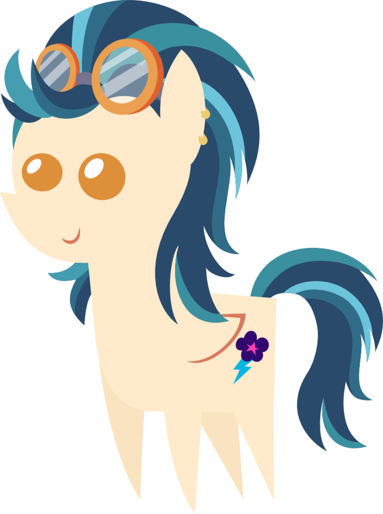 Indigo Zap Pointy Pony By Kingdark0001 - My Little Pony Indigo Zap Pony (772x1035)
