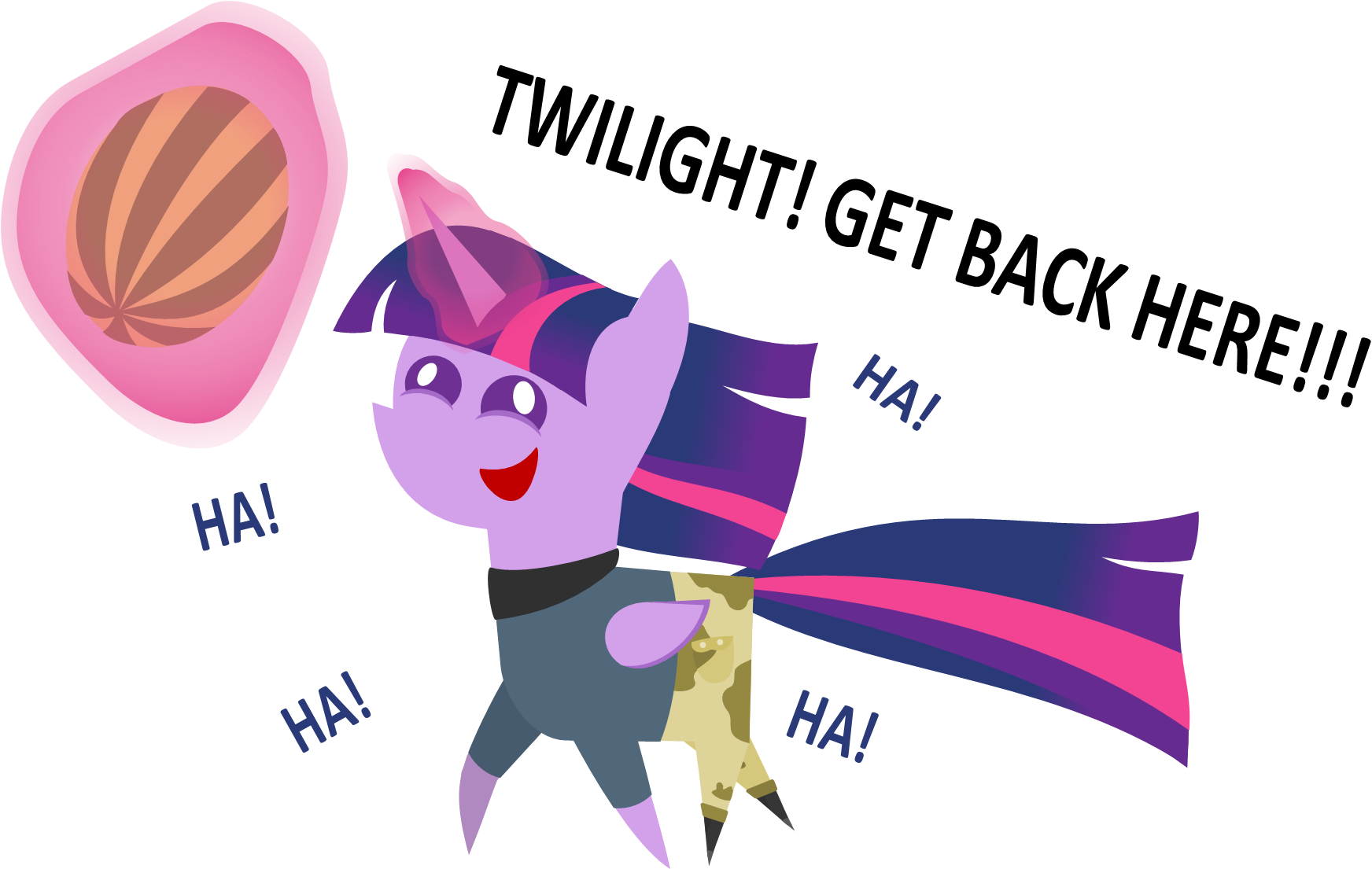 Mare, Melon, Mischief, Pointy Ponies, Pony, Safe, Smiling, - Cartoon (1744x1105)