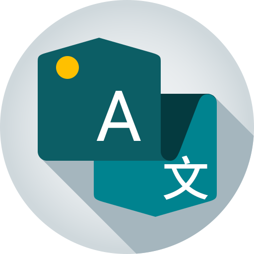 Android App Icon - Language Translator Icon (512x512)