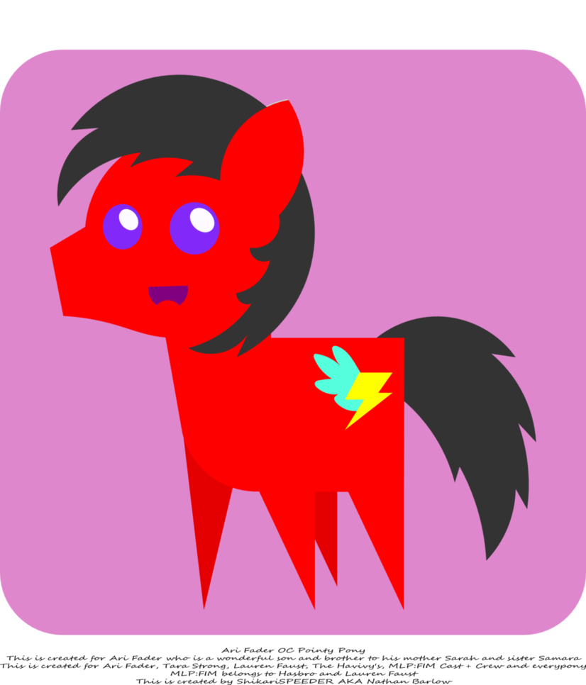 Ari Fader Oc Pointy Pony By Shikarispeeder - Cartoon (826x966)