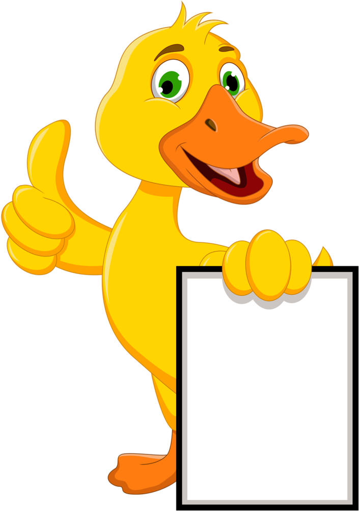 Фото, Автор Soloveika На Яндекс - Duck Holding Sign (741x1024)