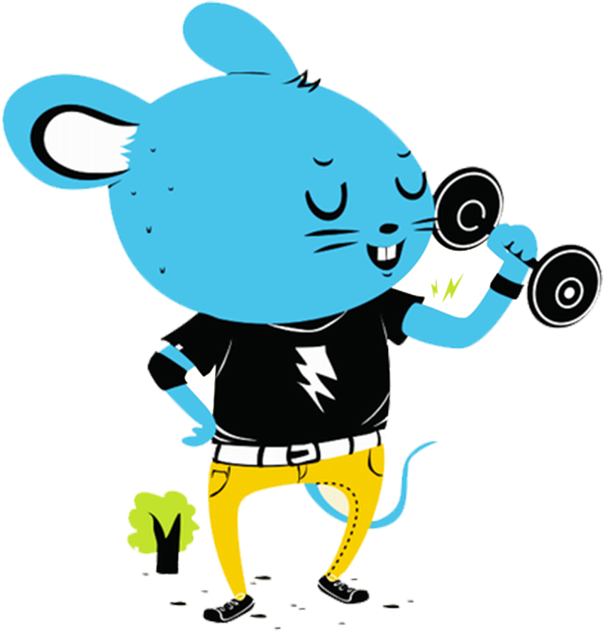 Cartoon Fitness Centre Illustration - Cartoon Fitness Centre Illustration (1042x1458)