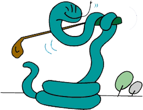 Chinese Zodiac Snake Golf Clip Art - Chinese Zodiac Snake Golf Clip Art (800x800)