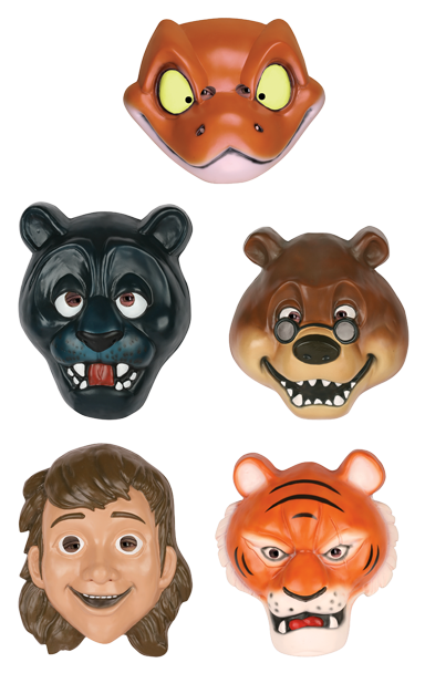 Jungle Book Masks - Jungle Book Character Masks (479x650)