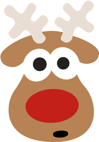 Printable Reindeer Mask Printable - Printable Reindeer Mask (500x500)