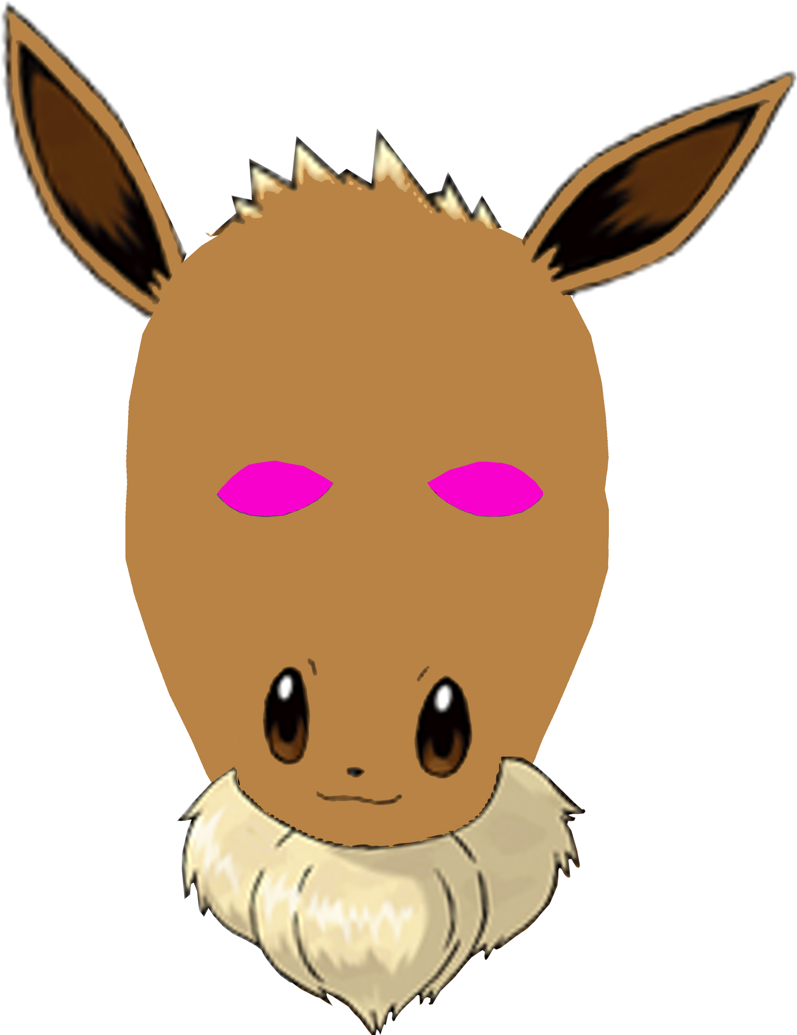 Eevee Mask By Eigh7hsin Eevee Mask By Eigh7hsin - Shiny Eevee (2696x3398)