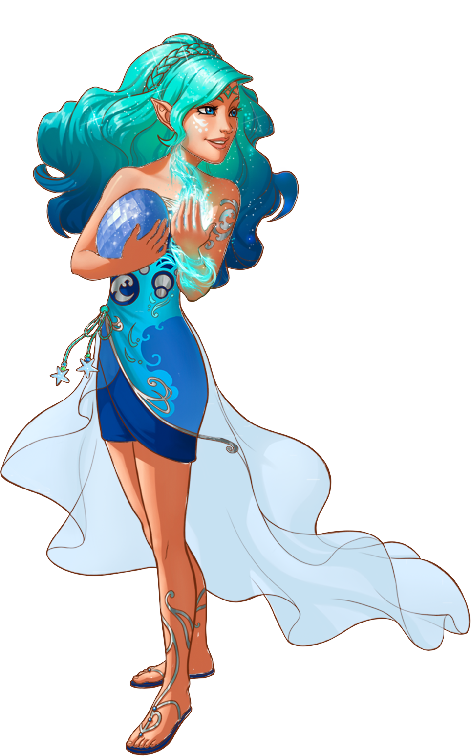 Lego Elves Clipart Lego Elves Clipart - Lego Elves Water Elf (964x1546)