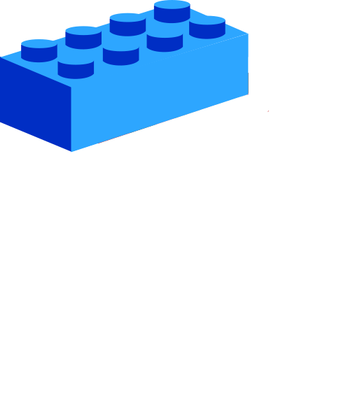 Lego Clipart Single - Cylinder (504x593)