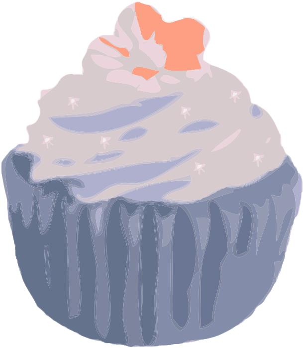 Free To Use Public Domain Cupcake Clip Art - Small Transparent Cupcake Clipart (729x800)