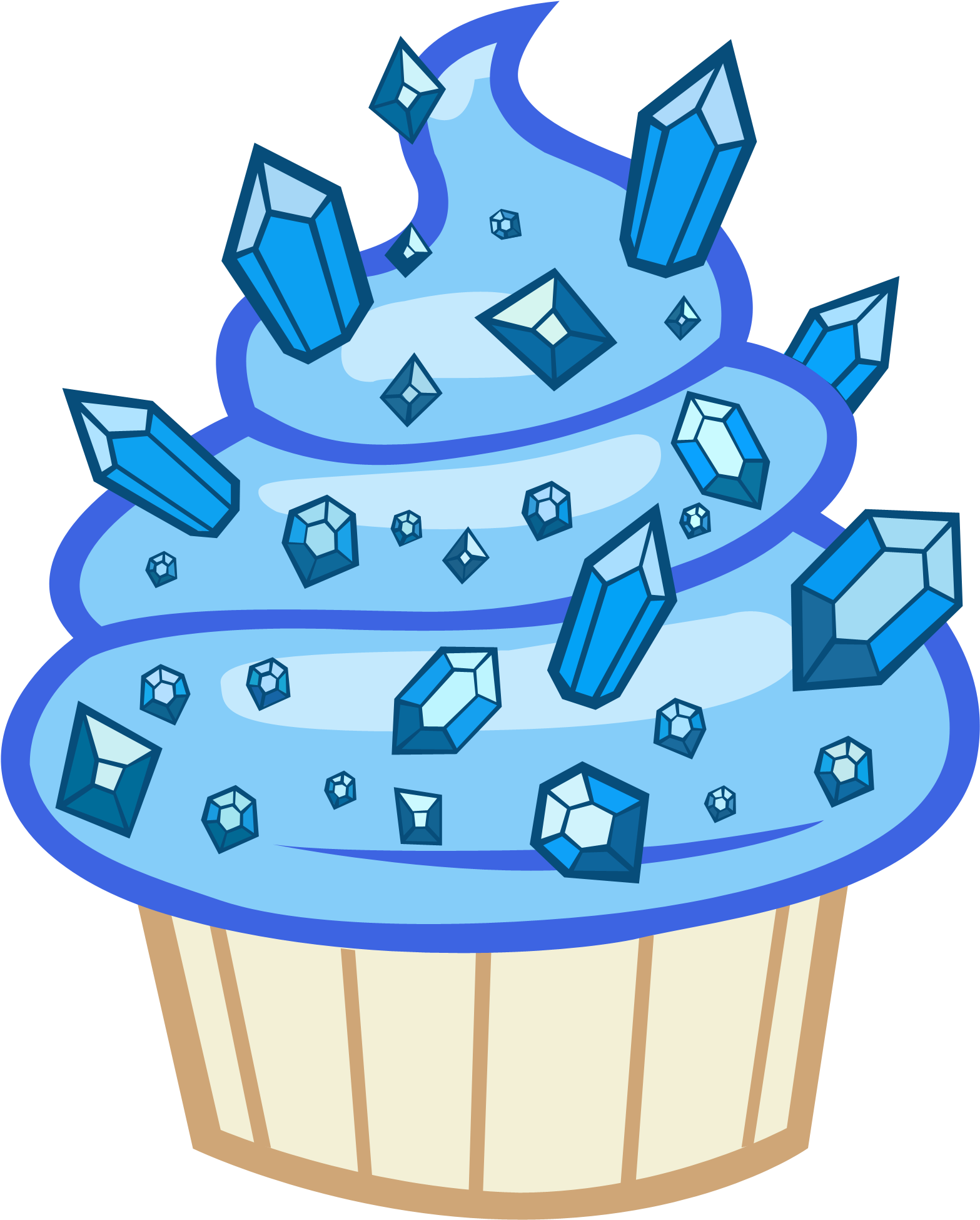 Totalcrazyness101, Cupcake, Food, Gem, No Pony, Safe, - Mlp Gem Cupcake (3500x1969)