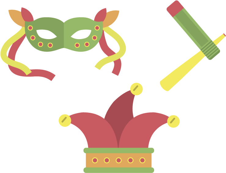 Mask Carnival Euclidean Vector Icon - Mascara De Carnaval Png (842x595)