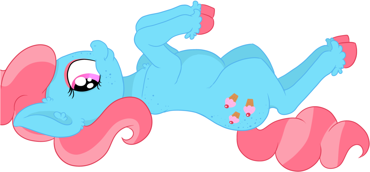 Paskanaakka, Butt Freckles, Colored Hooves, Cup Cake, - Illustration (1280x686)