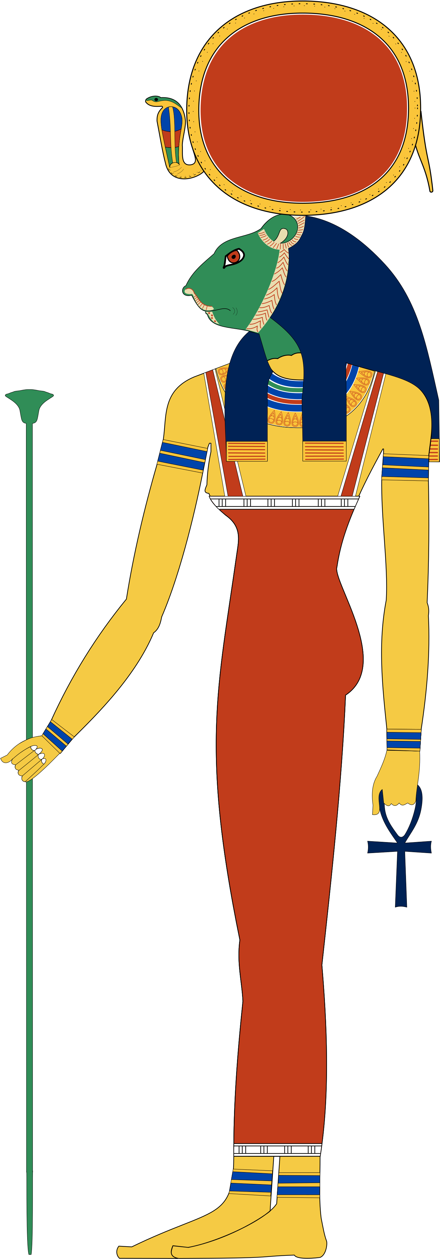 Wonder Woman Clipart 29, Buy Clip Art - Sekhmet God (2000x4371)