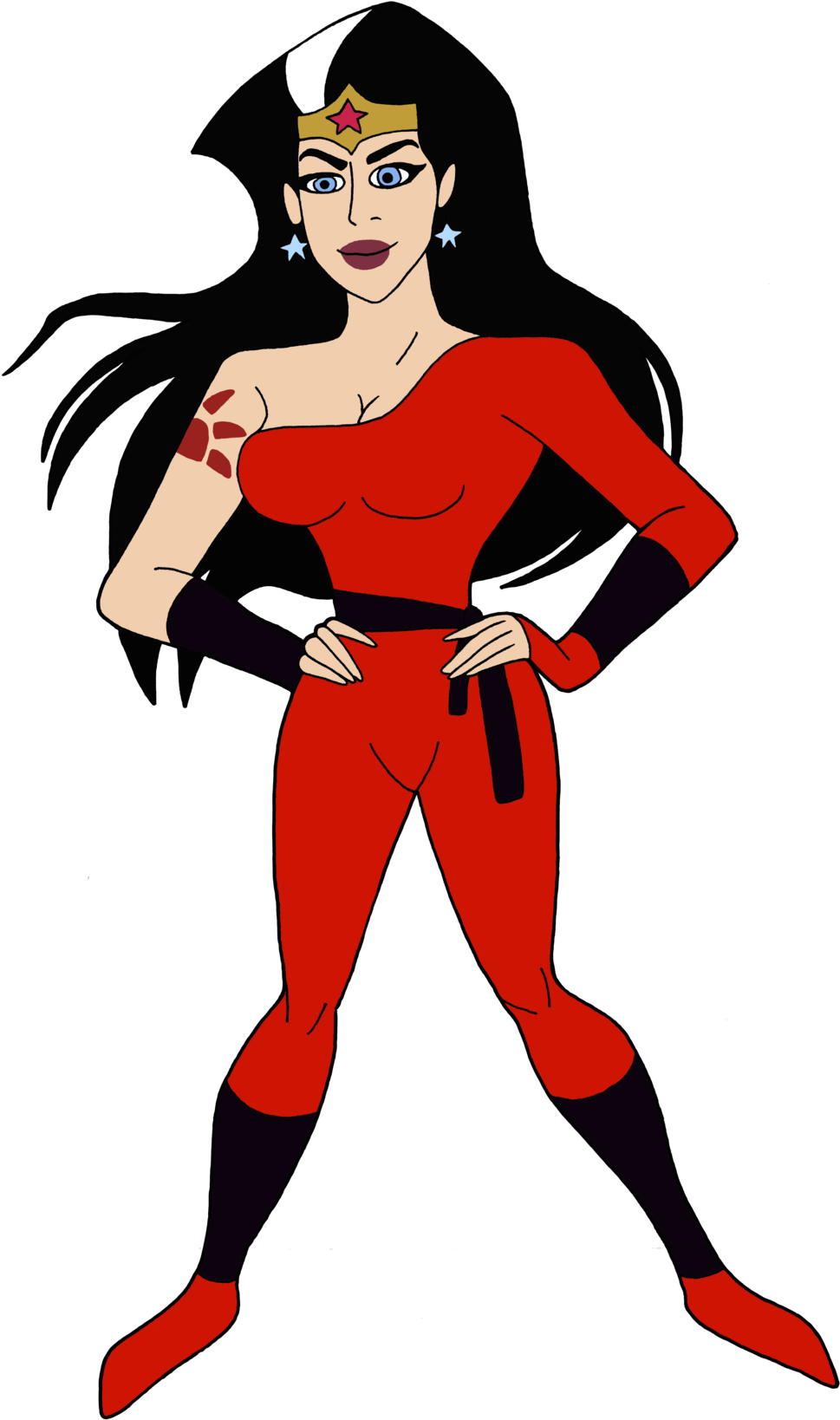 Renthegodofhumor Wonder Woman As Red Claw By Renthegodofhumor - Wonder Woman (1024x1666)