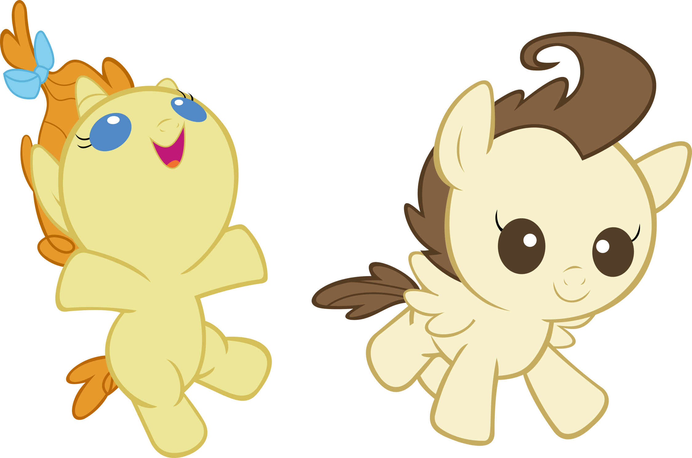Bluetech, Baby, Baby Pony, Brother And Sister, Cake - Mlp Cake Twins And Flurry Heart (2250x1488)