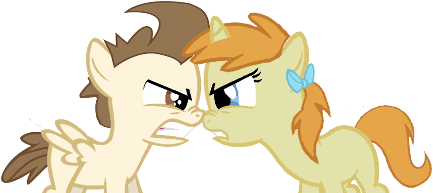 Fight, Gritted Teeth, Nose Wrinkle, Older, Pound Cake, - Cartoon (931x479)