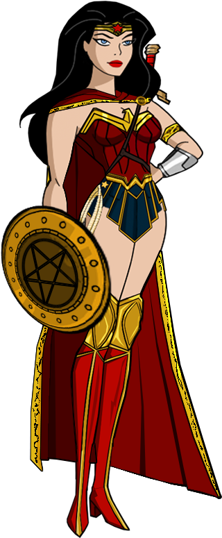 Jl Wonder Woman Dc Rebirth By Alexbadass - Dc Rebirth Bruce Timm (400x800)