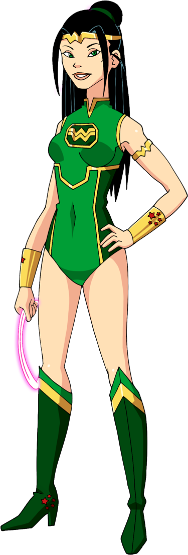 Wonder Woman Of China - Cartoon (452x1148)