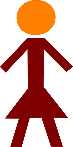 Stick Woman Grey (300x600)