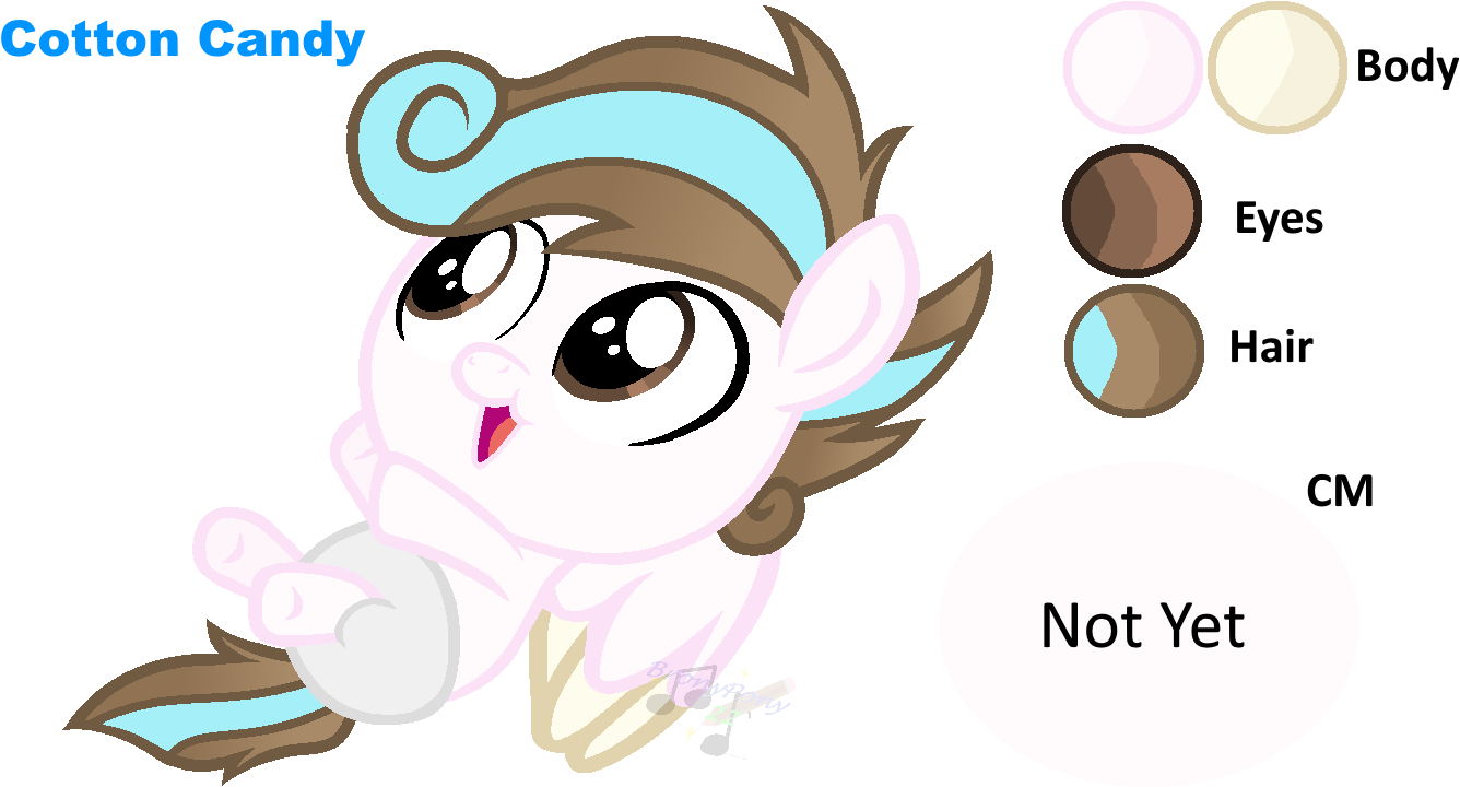 Used Mlp Cotton Candy Ref [next Gen] By Shootingstaryt - Mlp Pound Cake And Flurry Heart (1348x880)