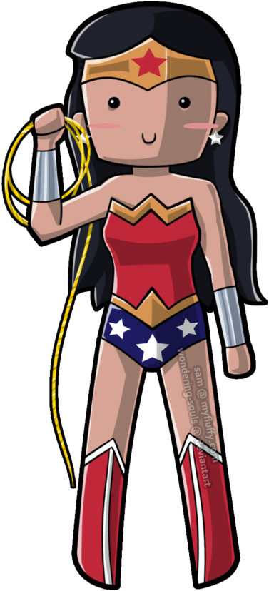 Wonder Woman X//3 By Sambeawesome - Wonder Woman (400x837)