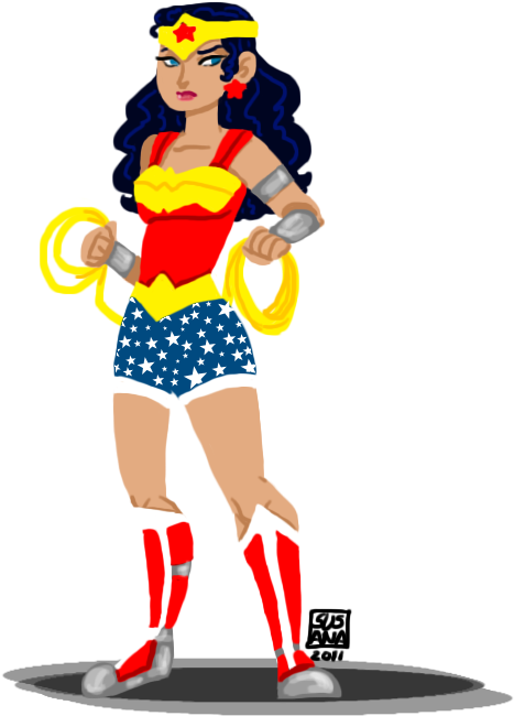 Wonder Woman Redesign By Geekdonnatroy - Cartoon (531x705)