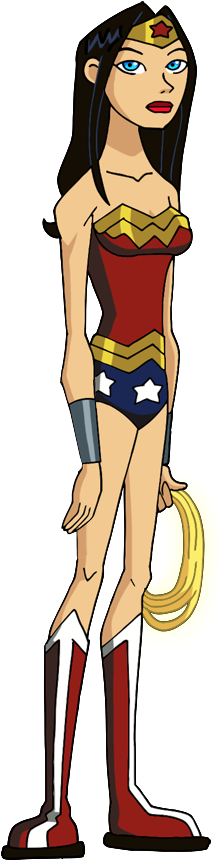 Wonder Woman By Glee-chan - Teen Titans Wonder Woman (244x880)
