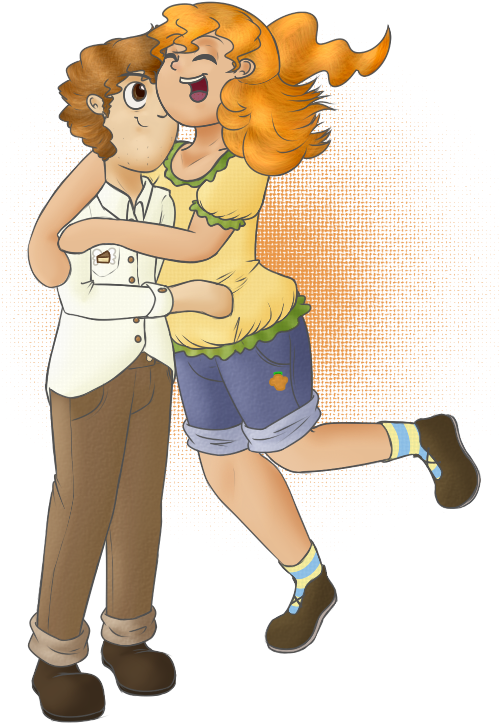 Human Pumpkin And Pound Cake By Lynnesgalaxy - Mlp Pound And Pumpkin Cake Human (500x742)