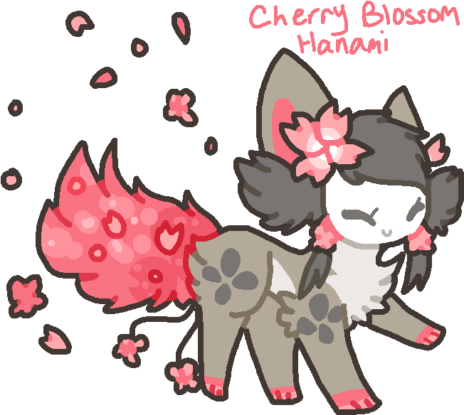Cherry Blossom Hanami By Mask-archive - Cartoon (700x650)