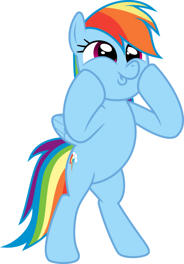*fatal Exception Occured, Bsod Incoming* - Rainbow Dash 3 Face (745x1072)