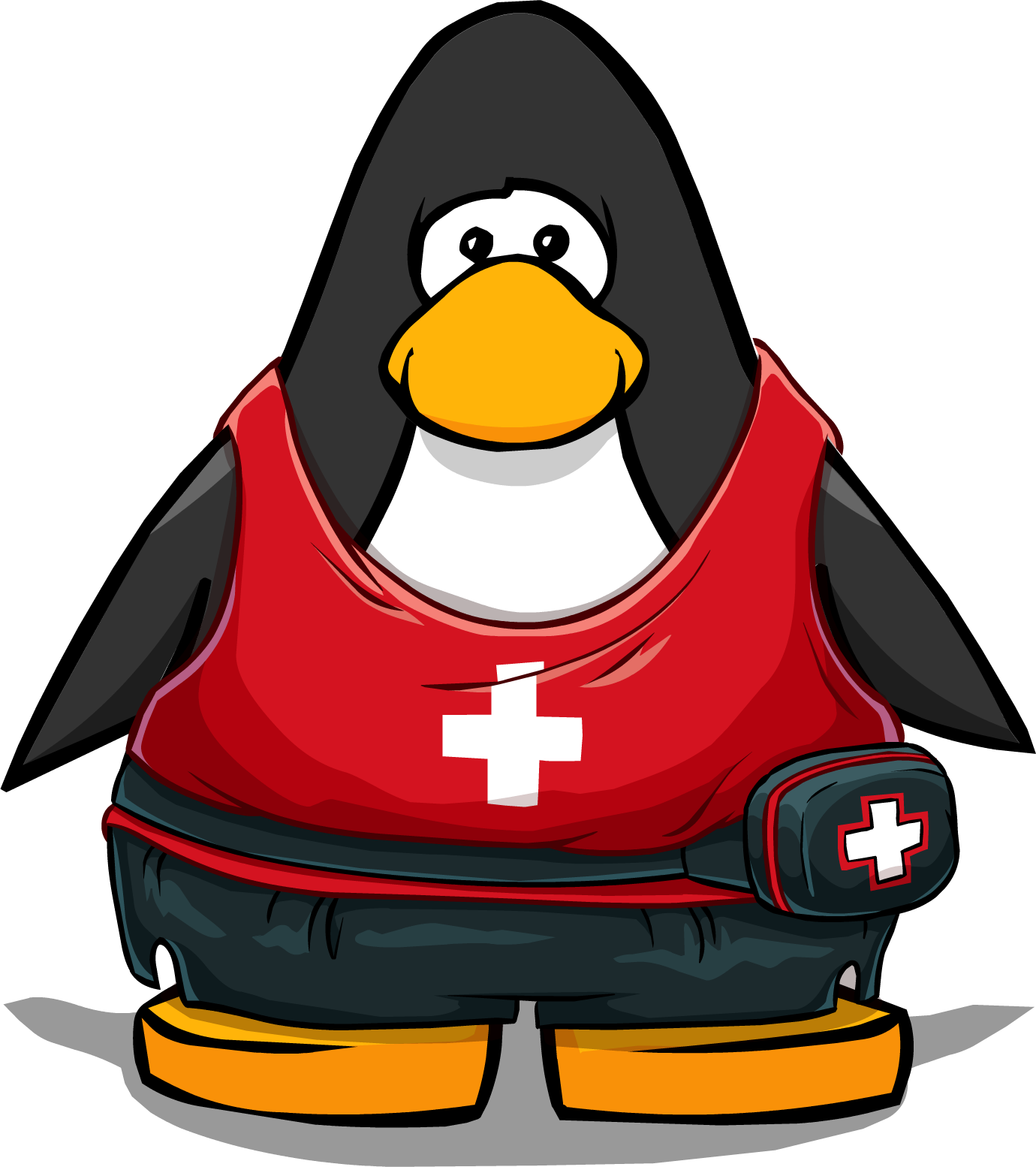 Lifesaver Outfit From A Player Card - Club Penguin Bling Bling Necklace (1380x1554)