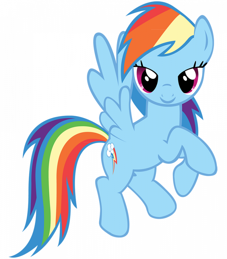 Download Comely My Little Pony Clip Art Free - Download Comely My Little Pony Clip Art Free (768x875)