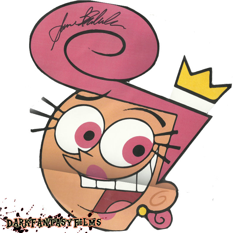 Wanda Paper Mask Autographed By Susanne Blakeslee By - Cartoon (792x782)