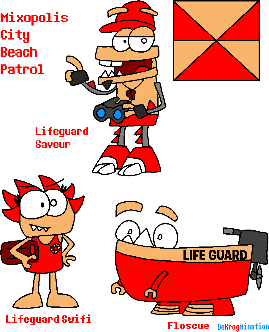 The Mixopolis City Beach Patrol By Mixeltime - Mixopolis (948x1149)
