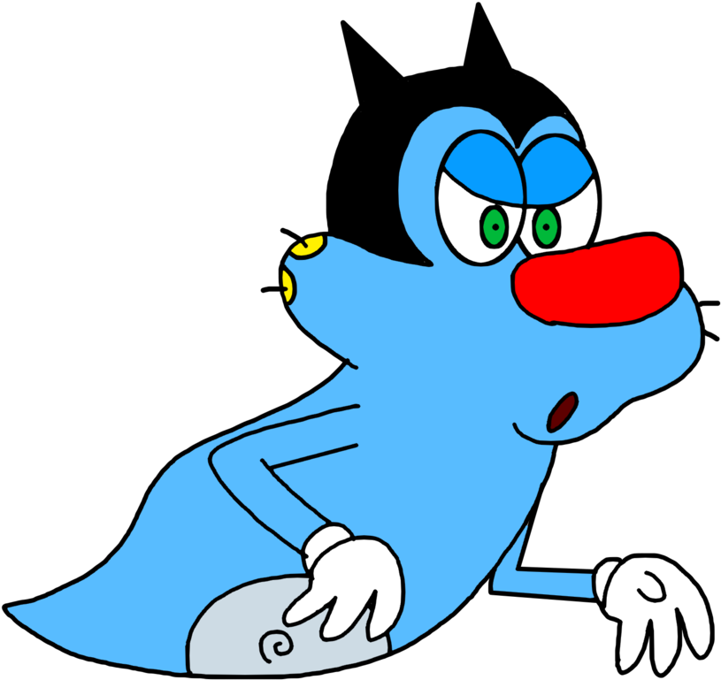 Oggy As Ghost By Marcospower1996 Oggy As Ghost By Marcospower1996 - Oggy Png (1024x862)