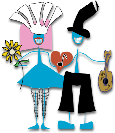 Wedding Announcement Illustration - Cartoon (650x650)