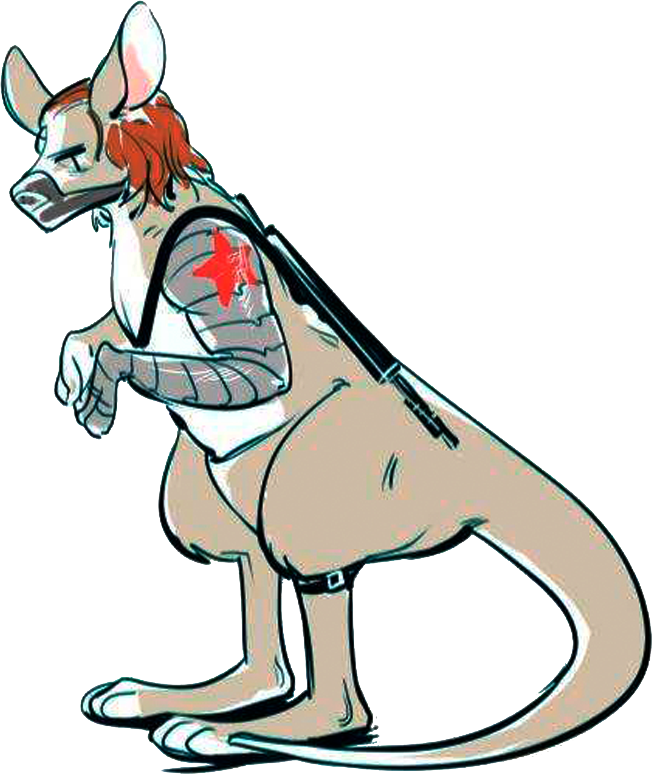 The Injured Kangaroo - The Injured Kangaroo (5000x5000)