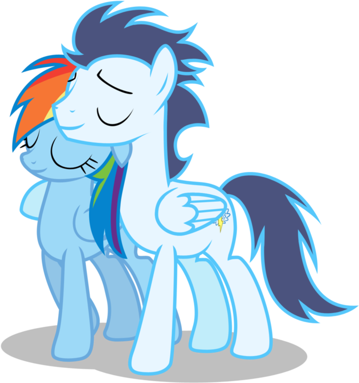 Soarindash By Anarchemitis Soarindash By Anarchemitis - Mlp Rainbow And Soarin (894x894)