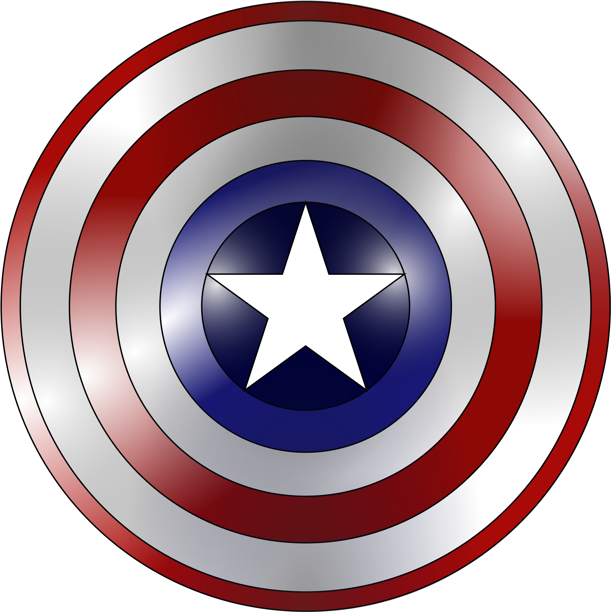 File Captain America Shield 04 White Svg Wikimedia - Captain America Comic Shield (2000x2004)
