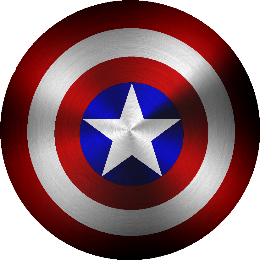 Captain America Shield 4 By Kalel7 On Deviantart - Captain America Shield Clipart (879x867)