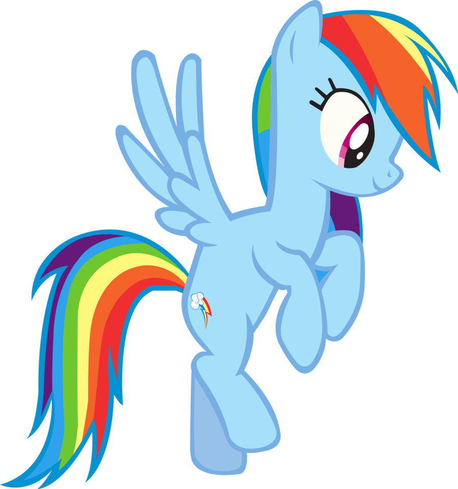 Rainbow Dash Hovering By Hunterz263 Rainbow Dash Hovering - Rainbow Dash Hovering (900x961)